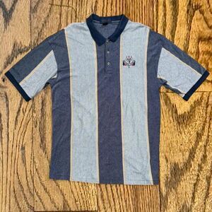 Vintage 90’s Antigua Vertically Striped USA Olympics Polo Shirt